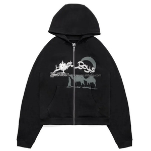 Hombres hoodi y sudadera algodón hoodi sudadera - Product Image 4