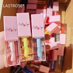 Son dưỡng bóng môi trong suốt bán buôn, dưỡng ẩm tự nhiên, màu hồng tự nhiên, dầu dưỡng môi vegan, dầu dưỡng môi nhũ trái cây, nhãn hiệu riêng - Product Image 2