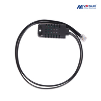 Sensor de Temperatura y Humedad para Gabinete RJ12, Carcasa de ABS, Alimentado por CC Mediante PDU Inteligente, Transmisor de Temperatura y Humedad de Alta Precisión