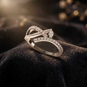 Anillo de Diamante Cultivado en Laboratorio con Corte Marquesa Premium, Plata de Ley 925, Oro de 9K, 14K, 18K, Anillo de Compromiso y Joyería Fina para Mujer - Product Image 1