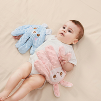 Vente en gros usine : Jouet en peluche lesté personnalisé pour bébé, aide au sommeil réconfortante pour nouveau-né, anti-sursaut