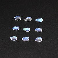 Pierres de lune en forme de perle bleue, 3x5mm vers 7x9mm, prix vente en gros