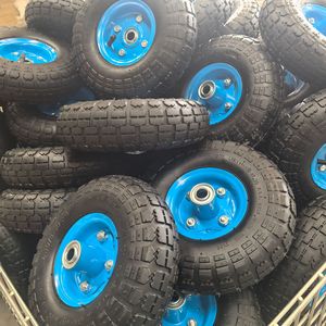 Minghao Solid Rubber <b>Wheel</b> 350-4 Pneumatic Industrial Caster For Handcart Tool <b>Cart</b> - Product Image 3