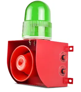 High-power High Decibel Industrial Adjustable Siren Audible And Visual Alarm For Crane