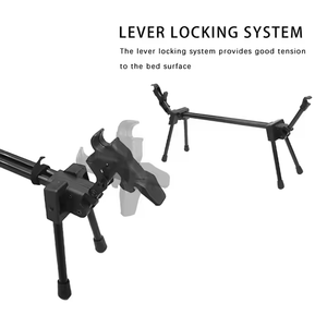 Đen 74*190*38cm mới nhất ngoài trời Gấp Cắm Trại giường gấu 250kg xách tay Cordura vải ngoài trời nhà máy có thể gập lại cắm trại cot - Product Image 6