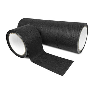 Ruban de réparation de tissu Non tissé en polyester acrylique noir pour auvent bâche tente <span class=keywords><strong>voile</strong></span> et couverture de bateau Patch de réparation extérieur - Product Image 2