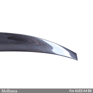 Aileron de coffre arrière en fibre de carbone véritable style B8 2008-2011 - Product Image 5