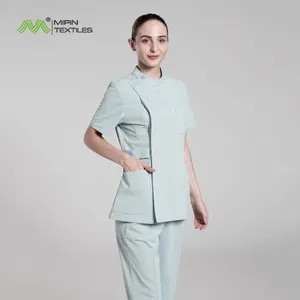 MengYIpin Top Quality Nursing Uniform Scrub Polyester Women Surgical Hospital Staff Clothing Infection free Scrub Set