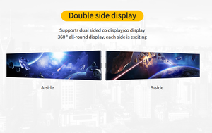 จอแสดงผล LED แบบสองด้าน P1.25 สำหรับติดเพดานในอาคาร จอแสดงผลดิจิทัลสีเต็มรูปแบบ - Product Image 5