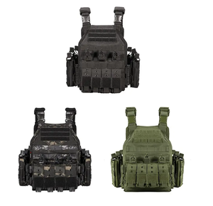 Chaleco Táctico de Camuflaje DFV05, Chaleco Táctico para Exteriores, Portaplacas de Liberación Rápida, Color Coyote, Equipo de Seguridad Ajustable, Chaleco Antibalas - Product Image 5