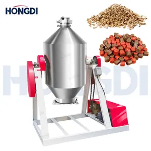 Stainless steel mixing 15-30kg cocoa powder almond powder white sugar double cone powder mixing machine