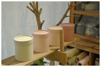 Boîte en carton ronde personnalisée pour bouquets de la Saint-Valentin, emballage cadeau pour fleurs