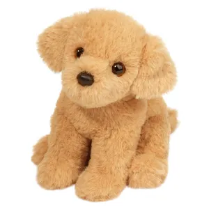 1662 vente en gros Mini Golden Retriever peluche chien doux Animal en peluche fausse fourrure réaliste peluche chien qui a l'air réel