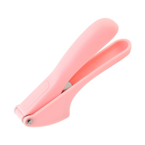 キッチン野菜ツール使いやすい人間工学に基づいたハンドルガーリックプレスミンサーモダンスタイル簡単にきれいな持続可能なガーリックピーラー - Product Image 5