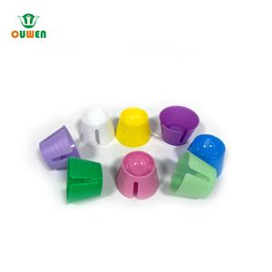Ouwen produce un piatto di Dappen dentale monouso viola da 200 pz/scatola per miscelare materiali temporanei - Product Image 2