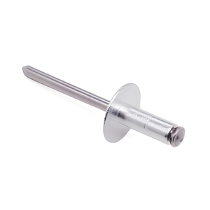 Rivet aveugle à grande bride personnalisé, à extrémité ouverte, en aluminium et acier, pour le formage à froid, pour fixations de tôles, armoires et meubles - Product Image 2