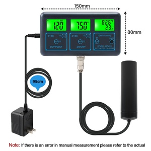 Monitor de Calidad del Agua WiFi 7 en 1 YAGO con Aplicación Tuya, Medidor Digital de PH/ORP/EC/TDS/CF/Temperatura/Humedad Relativa para Acuario, Hidroponía, Piscina - Product Image 3