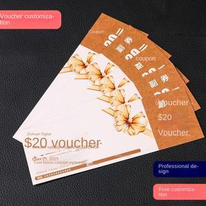 Impresión de Tarjetas Personalizadas para Vales de Experiencia, Diseño de Boletos para Eventos, Boletos para Sorteos, Producción de Cupones Desprendibles por Ambos Lados, Papel Couché - Product Image 3