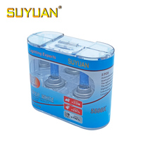 SUYUAN Nouvelle Conception Ampoules de Voiture H7 en Verre de Quartz de Haute Qualité 12V 55W Super Blanc, Lot de 1 Paire par Boîte