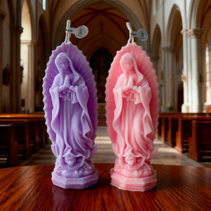 Vela aromática <span class=keywords><strong>de</strong></span> la <span class=keywords><strong>Virgen</strong></span> María, superventas transfronteriza, hecha a mano, para aromaterapia, accesorios creativos para fotografía y adornos. - Product Image 4