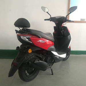 Motocicleta <span class=keywords><strong>Scooter</strong></span> de Gasolina <span class=keywords><strong>50cc</strong></span>, Motor Monocilíndrico de 4 Tiempos Refrigerado por Aire, Totalmente Automática, Clásica Roja - Product Image 3