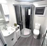 Villa conteneur moderne extensible à assemblage rapide, luxueuse, 2 chambres, résistante aux intempéries, avec isolation thermique élevée, anti-gel, modulaire et compacte