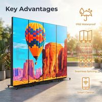 Écran LED pliable IP65 étanche pour extérieur, solution d'affichage commerciale portable ultime pour les événements, la vente au détail et la publicité