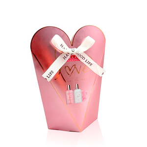 Caja de Regalo de Papel Impresa Personalizada, Caja de Embalaje de Cartón Reciclable con Asa de Listón para Navidad, San Valentín, Día de la <span class=keywords><strong>Madre</strong></span> - Product Image 2