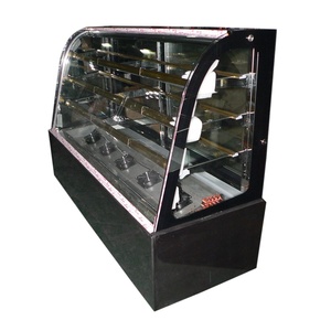 Bốn lớp cửa kính bánh tủ lạnh hiển thị <span class=keywords><strong>Showcase</strong></span> Cooler Máy làm lạnh sa mạc bánh <span class=keywords><strong>Showcase</strong></span> cho bánh - Product Image 3