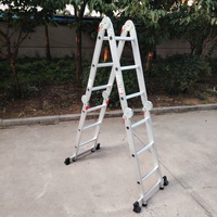 Échelles en aluminium portables multifonctionnelles tout-en-un de 2,4 m, 3,5 m, 4,6 m, 5,7 m, 6,7 m, 8 m, 12 m, 16 m, 20 m, 24 m