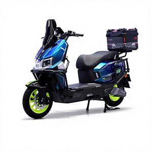 มอเตอร์ฮับหลังแบบไร้แปรงถ่าน 60V 1000W ระบบเบรกอิเล็กทรอนิกส์ แบตเตอรี่ลิเธียมกันน้ำ ความเร็วสูง 75 กม./ชม. สกู๊ตเตอร์สองล้อ - Product Image 1