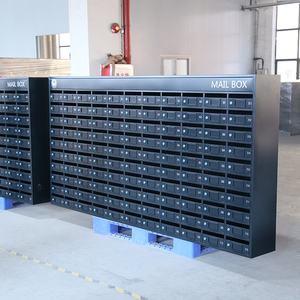 Premium Stainless Steel Cluster Mailbox Unit with Secure Locking Doors for Multi-Family Residential Buildings - Product Image 4