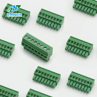 Terminal enfichable Zhongbo 15EDGK 3.81mm 2-XXP 300V Sécurité Maison Intelligente Électrique Vente Directe Usine