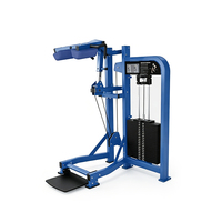 Machine professionnelle de soulevé de mollets en acier robuste pour la musculation des jambes, équipement de gym avec station de soléus à empilement de poids