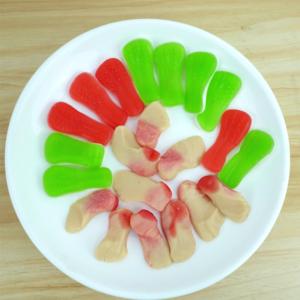 Caramelos de goma de Halloween a granel, halal, con sabor a frutas, en forma de cerebro, ojos y órganos, dulces surtidos, <span class=keywords><strong>bonbons</strong></span> al por mayor - Product Image 3