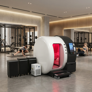Chambre hyperbare Oxyair HBOT pour deux personnes, machine à oxygène hyperbare à coque rigide 2 ATA avec thérapie par lumière rouge - Product Image 1