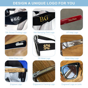 Boutique New Aviation Fashion Metal Big Frame Personalidad logo Custom Gradient Lens Gafas de Sol para mujeres y hombres - Product Image 3