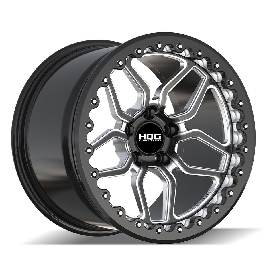 HQG Custom Concave Rims 20 Inch Forged Wheels 5x114.3 Lightweight Black ...