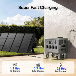Estación de Energía Portátil de 3KW 3600W, Batería LiFePO4 de 2560Wh, Generador Solar con Inversor Bidireccional para Respaldo Doméstico y Camping al Aire Libre - Product Image 1