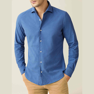 Hot Bán Dài Tay Áo Tre Mens Áo Sơ Mi, Vải Lanh Thoáng Khí Áo Sơ Mi Sang Trọng Người Đàn Ông Thiết Kế Áo Sơ Mi Cho Nam Giới/ - Product Image 2