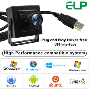 Caméra Web ELP Haute Vitesse 1080P <span class=keywords><strong>60FPS</strong></span> <span class=keywords><strong>720P</strong></span> 120FPS 360P 260FPS USB avec Objectif Grand Angle 2.9mm pour Analyse de Swing de Golf et Sports - Product Image 5