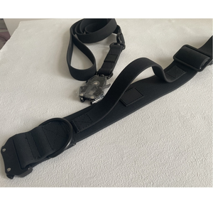 Bajo MOQ Color personalizado <span class=keywords><strong>TPU</strong></span> Collar de perro impermeable Durable Liberación rápida Hebilla de metal Collar de perro táctico y correa - Product Image 2