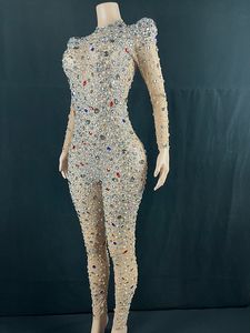 NOVANCE Y1987-J Nouveaux Produits 2022 Luxueux Gemmes de Couleur Sexy Manches Longues Plus La Taille Combinaisons Combinaisons Femmes Catsuit Sexy - Product Image 4