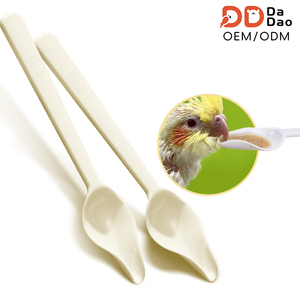 Cuchara de Plástico para Alimentar Aves, Medicina y Fórmula, Herramienta de Alimentación General para Loros Pequeños - Product Image 1