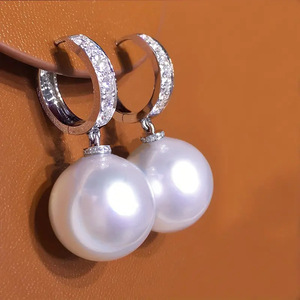 Orecchini con Perle Simulate in Stile Barocco per Donne, Eleganti Gioielli da Sposa alla Moda - Product Image 5