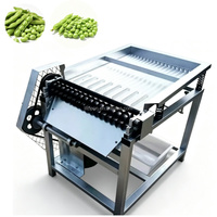 Machine à peler les pois edamame de haute qualité, machine à décortiquer les fèves vertes électrique en acier inoxydable, vente chaude