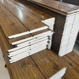 Panneau sandwich moderne en polyuréthane pour <span class=keywords><strong>mur</strong></span> extérieur, <span class=keywords><strong>maison</strong></span> préfabriquée, villa, hôtel, ignifuge, imperméable, écologique, bardage métallique - Product Image 3