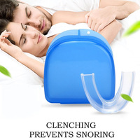 Juego de 3 Protectores Bucales Anti Ronquidos de Silicona, Ayuda para Dormir, Protección Dental, Alivio del Bruxismo Nocturno, Silencioso