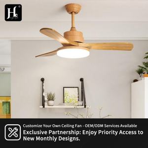 Modern <b>ceiling</b>-mounted indoor <b>fan</b> decoration smart <b>remote</b> <b>control</b> luxury wooden LED <b>ceiling</b> <b>fan</b> <b>with</b> light - Product Image 5