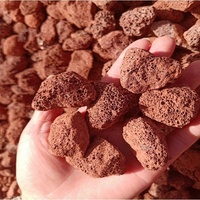 Diffuseur en pierre de lave naturelle polie volcanique avec toucher réel pour la décoration d'aquarium Feng Shui et prix d'usine pour les plantes